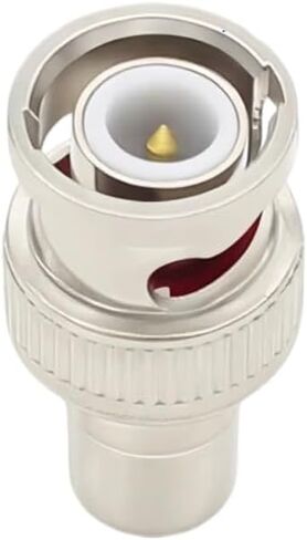 BNC to RCA Adapter 10-Pack RCA Female Plug to BNC Male Coaxial Connector in Kuwait