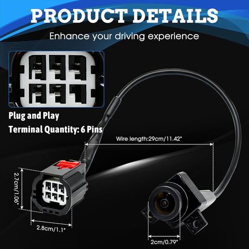 Rear View Backup Camera Fit for Dodge Ram 1500 2500 3500 2009-2012, Safety Back Up Reversing Parking Assist Camera Replace 56054041AC 56054041AA 56054041AB 56054041AD in Kuwait