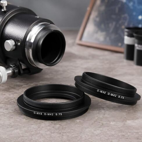 Adapter M48 M42 2pcs Ring to Thread Male for Telescope Camera in Kuwait