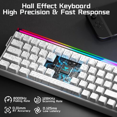 Aula Hall Effect Keyboard and Mouse Combo, Aula Hero 68 HE Hall Effect Keyboard SC620 Wireless Mouse in Saudi Arabia