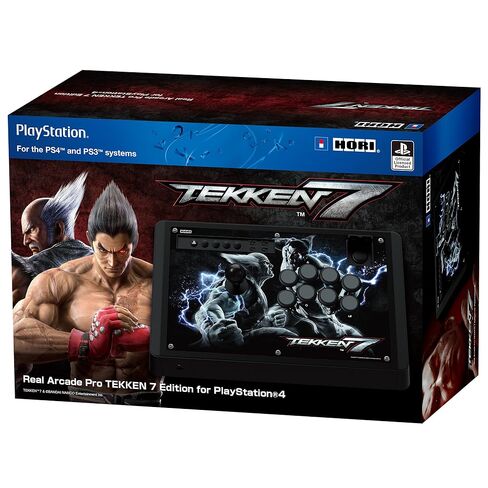 HORI Real Arcade Pro 4 Kai Tekken 7 Edition Fight Stick for PlayStation 4 and PlayStation 3 Officially Licensed by Sony - PlayStation 4 in Kuwait
