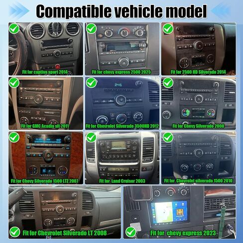 8" Double Din Car Stereo Radio for Chevrolet HHR 2006-2011 in Kuwait