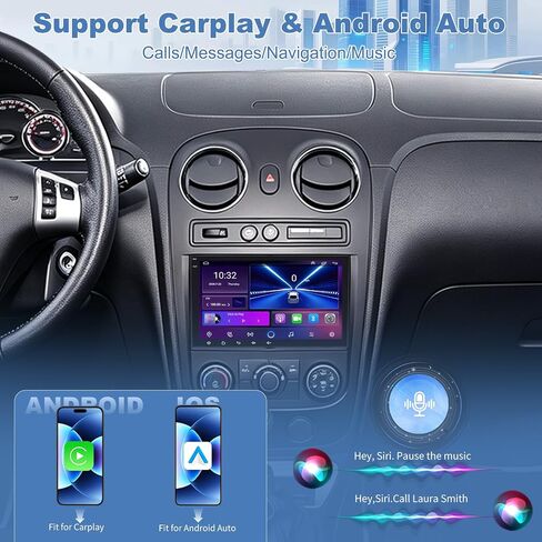 8" Double Din Car Stereo Radio for Chevrolet HHR 2006-2011 in Kuwait