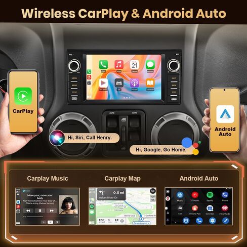 Car Radio for Dodge RAM 1500 2009-2012, Dodge Grand Caravan (2011-2014) in Kuwait