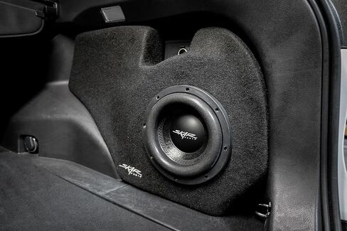 Skar Audio Single 8" Sealed Subwoofer Enclosure Compatible with 2019-UP Toyota RAV4 Vehicles in Kuwait