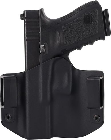 Black Carbon Fiber OWB Holster (Right-Hand, Walther PK380) in Kuwait