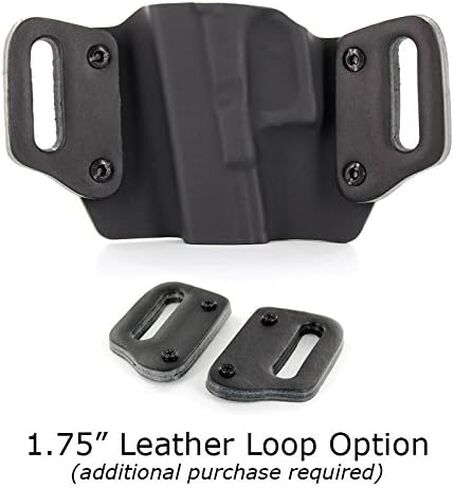 Black Carbon Fiber OWB Holster (Right-Hand, Walther PK380) in Kuwait