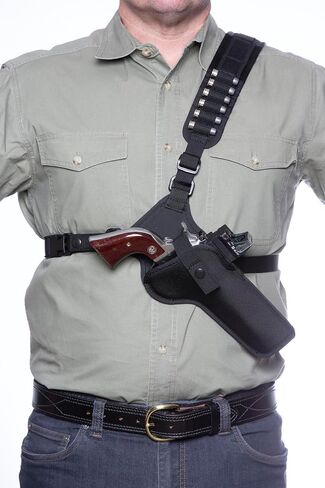 Diamond D Outdoors - Denali Chest Holster for XL Revolver up to 6 ¾" Barrel w/Reflex Sight Cut Down, 357/41/44/454 in Saudi Arabia