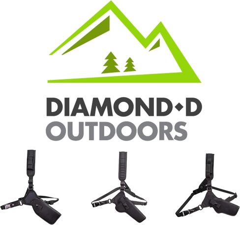 Diamond D Outdoors - Denali Chest Holster for XL Revolver up to 6 ¾" Barrel w/Reflex Sight Cut Down, 357/41/44/454 in Saudi Arabia