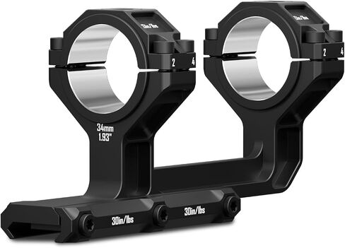 DISCOVERYOPT Multi-Compatible Cantilever Scope Mounts One-Piece 0MOA 30mm/34mm Tube 1.5" or 1.93" Center Height for Picatinny Rail in Saudi Arabia