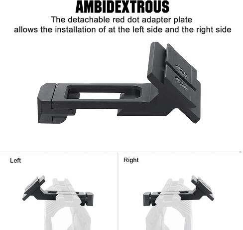 ohhunt Red Dot Mount Compatible with Aimpoint Acro Red Dot Sight for 45 Degree Offset Mount in Kuwait