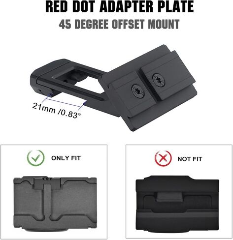 ohhunt Red Dot Mount Compatible with Aimpoint Acro Red Dot Sight for 45 Degree Offset Mount in Kuwait