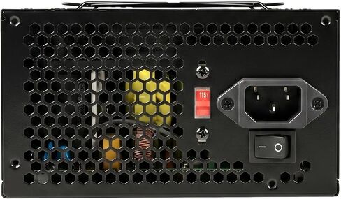 500W ATX Power Supply Non Modular PSU with 6+2 Pin PCI-E Connectors Auto-Thermally Controlled 120mm Fan, 115/220V Switch in Saudi Arabia