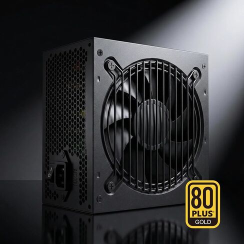 80plus Gold 750w Non-Modular Power Supply, with PFC Protection, 120mm Silent Fan Gaming PSU in Kuwait