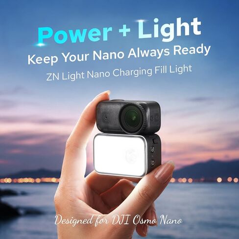 ZENIKO ZN Light Mini LED Action Camera Video Light for DJI Osmo Nano in Kuwait