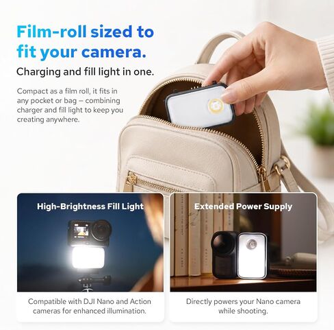 ZENIKO ZN Light Mini LED Action Camera Video Light for DJI Osmo Nano in Kuwait