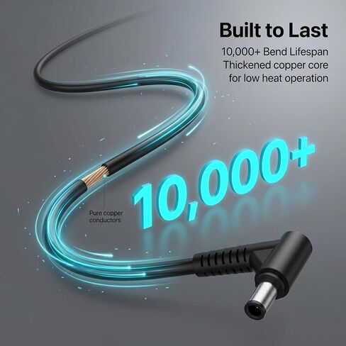 Syfrufo DC 19V 3.17A Power Cord for Samsung TV Monitor 32" in Kuwait