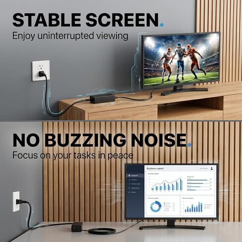 Syfrufo DC 19V 3.17A Power Cord for Samsung TV Monitor 32" in Kuwait