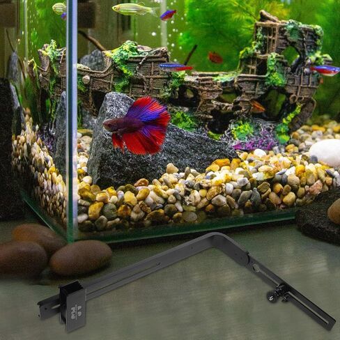 VILLCASE Adjustable Aquarium Light Holder Stand with Aluminum Alloy Stable Structure for Fish Tank Easy Installation and Versatile Use for Freshwater Underwater Landscapes, for Aquarium in Kuwait