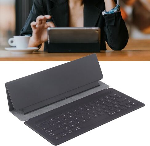 Smart Keyboard Wireless Smart Keyboard Tablet for Pro 12.9 Inch 1st 2nd Gen 2015 2017 with Full Size 64 Keys UK Layout Leather ABS Slim Lightweight Des in Kuwait