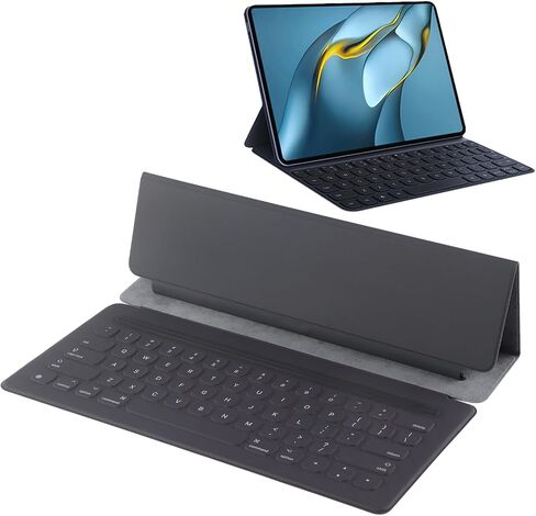 Smart Keyboard Wireless Smart Keyboard Tablet for Pro 12.9 Inch 1st 2nd Gen 2015 2017 with Full Size 64 Keys UK Layout Leather ABS Slim Lightweight Des in Kuwait