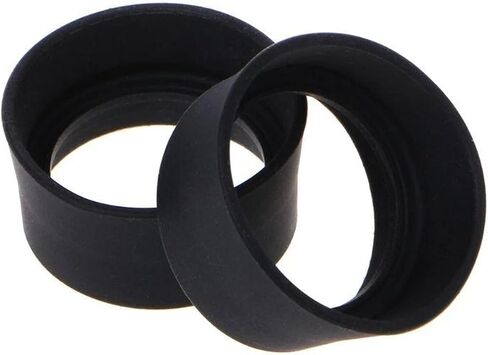 Binocular Eye Cups Replacement Soft Rubber Eyepiece Covers 35-37mm Eye Guards for Binocular Microscope in Kuwait
