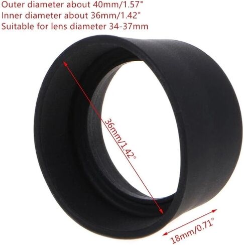 Binocular Eye Cups Replacement Soft Rubber Eyepiece Covers 35-37mm Eye Guards for Binocular Microscope in Kuwait