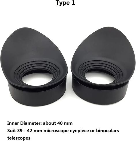 Binocular Eye Cups Replacement Soft Rubber Eyepiece Eye Guards 6-Pack for Microscope Binoculars Telescopes in Kuwait