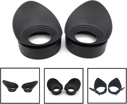 Binocular Eye Cups Replacement Soft Rubber Eyepiece Eye Guards 6-Pack for Microscope Binoculars Telescopes in Kuwait