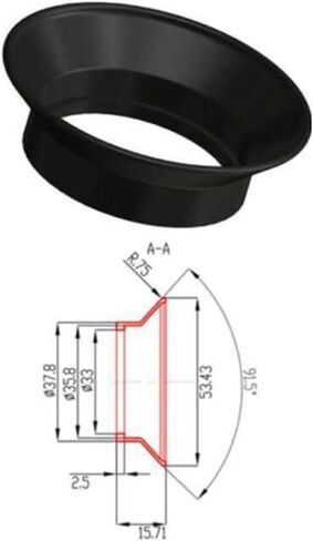 Binocular Eye Cups Replacement 4 PCS Rubber Eyepiece Guards for Binoculars Night Vision Scope Microscope Parts L24 in Kuwait