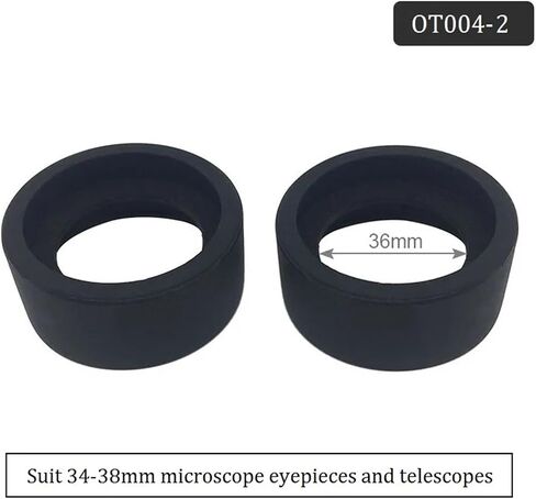 Binocular Eye Cups Replacement 8 Pcs 36mm Rubber Eyepiece Eye Shield for 34-37mm Microscope Telescope Lens in Kuwait