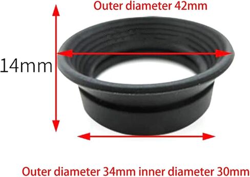 Binocular Eye Cups Replacement 4 Pcs Rubber Eye Cup 30mm for Telescope Microscope Eyepiece Guard Shield in Kuwait