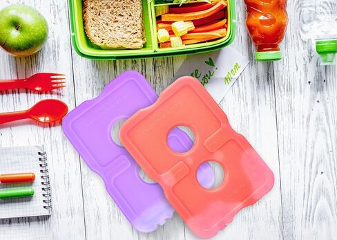 Healthy Packers Ice Packs for Lunch Boxes & Coolers | Slim Reusable 5-Pack in Kuwait