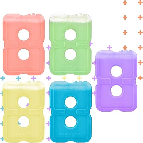 Healthy Packers Ice Packs for Lunch Boxes & Coolers | Slim Reusable 5-Pack in Kuwait