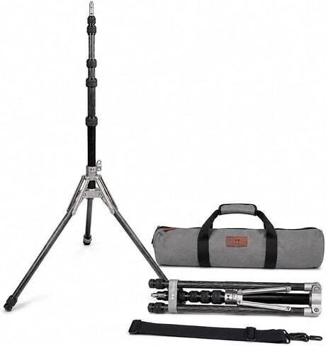 Harlowe CF250 Carbon Fiber Photography Light Stand, 8.2 ft, 8.82 lb Load in Kuwait