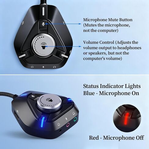 USB Audio Interface for Pc Type-C Portable Interface Splitter in Saudi Arabia