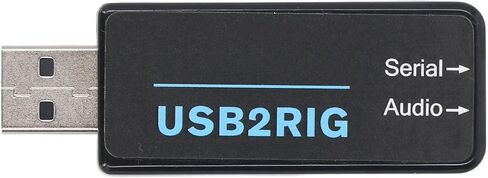 USB Sound Adapter Integrated Compact Sound Card for TTL 232 CIV Radio Control Equipment for Professional Amateur Operators ABS Black 1pc in Kuwait