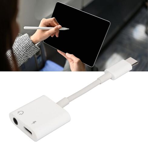USB Type C to 3.5 mm Sound Adapter HiFi 7.1 Surround Sound Converter for Smartphone Tablet in Saudi Arabia
