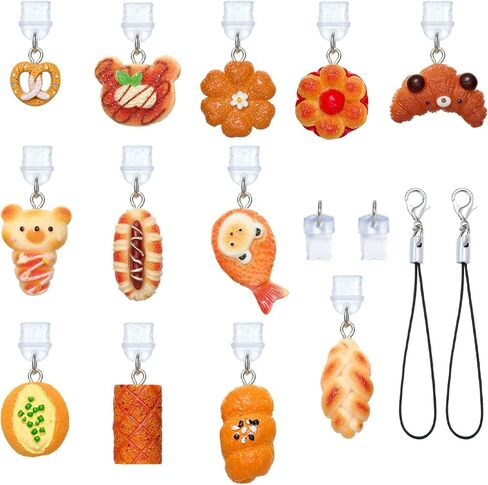 USB C Dust Plug Charms Type C for Kindle, Bread, 12Pcs in Saudi Arabia