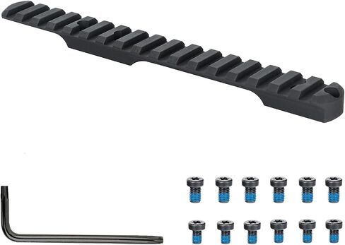 ohhunt Rail Mount 0 MOA Scope Mount Picatinny Steel with #6-48 #8-40 Screws Compatible with Remington 700 Short Action in Kuwait