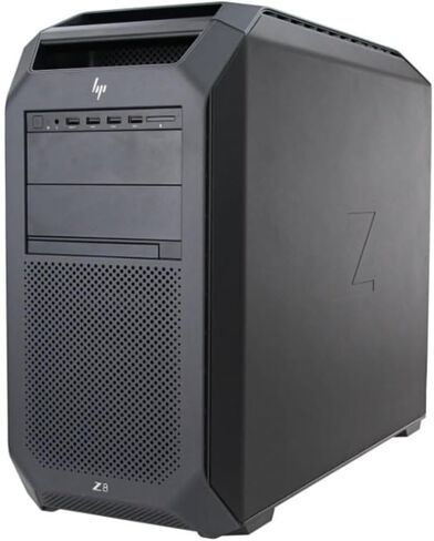 HP Z8 G4 Tower Workstation Desktop | Xeon Gold - 5122-1TB SSD Hard Drive - 192GB RAM - Nvidia Quadro P1000 | 4 cores @ 3.7 GHz - 4GB GDDR5 Win 10 Pro Black (Renewed) in Kuwait