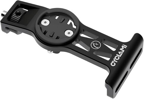 S16 Bike Computer Mount for Insta360 Cameras, Aluminum Extended Out-Front Mount for Garmin Edge - Cycling Handlebar in Kuwait