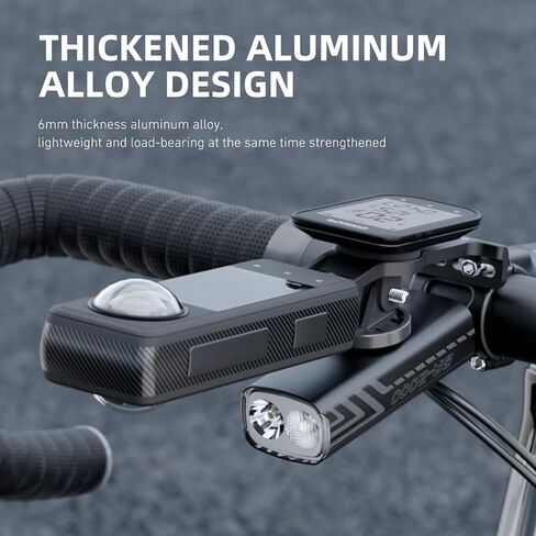 S16 Bike Computer Mount for Insta360 Cameras, Aluminum Extended Out-Front Mount for Garmin Edge - Cycling Handlebar in Kuwait
