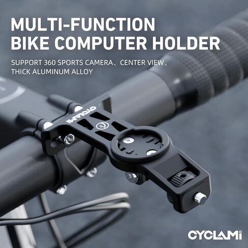 S16 Bike Computer Mount for Insta360 Cameras, Aluminum Extended Out-Front Mount for Garmin Edge - Cycling Handlebar in Kuwait