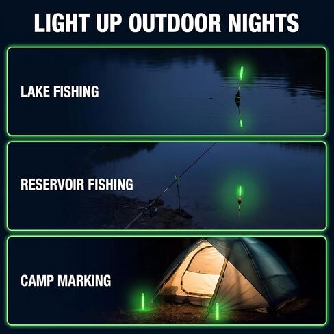 100 Pcs 3mm Fishing Float Light Stick Fluorescent Lightstick Fluorescent Dark Glow Sticks Fishing Float Accessories Corks, Floats Terminal Tackle Accessories in Saudi Arabia