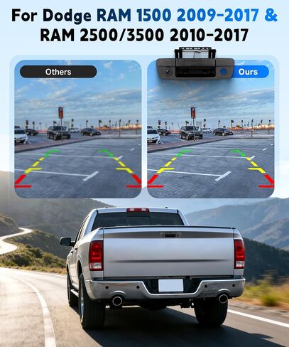 Tailgate Handle Backup Camera Fit for Dodge RAM 1500 2500 3500 Replacement in Kuwait