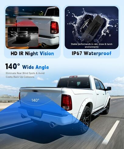 Tailgate Handle Backup Camera Fit for Dodge RAM 1500 2500 3500 Replacement in Kuwait