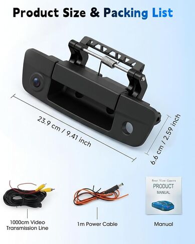 Tailgate Handle Backup Camera Fit for Dodge RAM 1500 2500 3500 Replacement in Kuwait