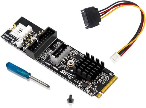PCIe USB 3.1 Expansion Card for MKey Motherboards, Type C/E in Saudi Arabia