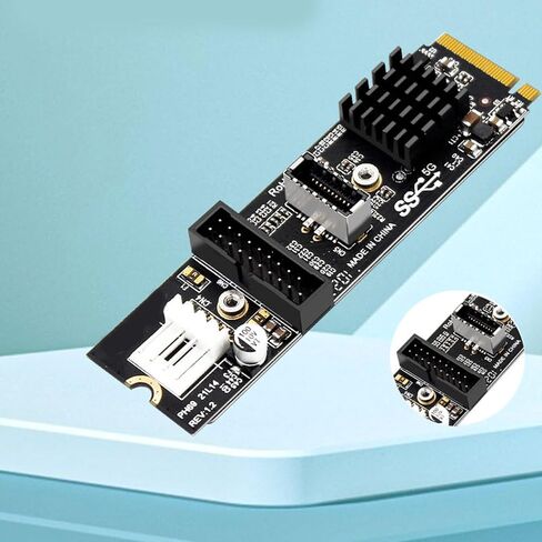 PCIe USB 3.1 Expansion Card for MKey Motherboards, Type C/E in Saudi Arabia